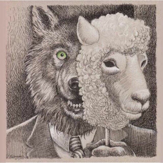 Волк в овечьей шкуре картинки прикольные